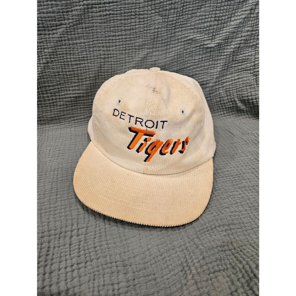 Detroit Tigers MLB Metro Detroit Ford Dealers Corduroy Snapback Script Cap Hat